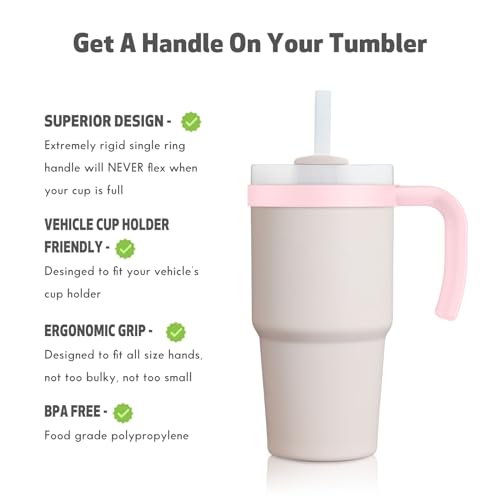 Pack of 2 Anti Slip Tumbler Handles J800432
