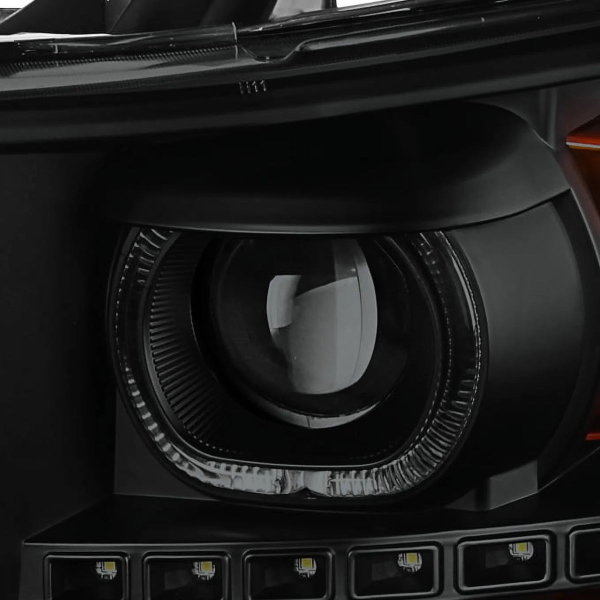 Black Smoked LED Projector Headlights and Tail Light G408860