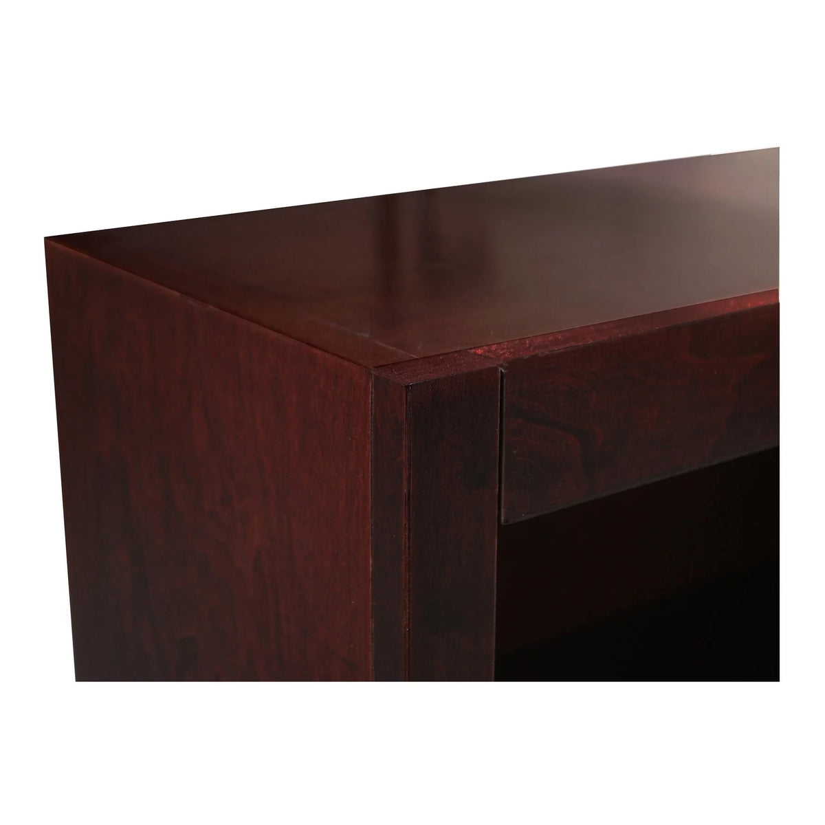 10 Shelf Espresso Wood Bookcase O4760