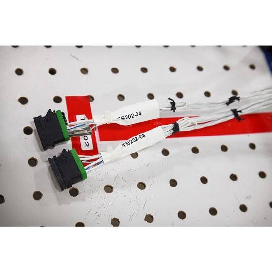 White Wire Marker Wire Sleeve S19370