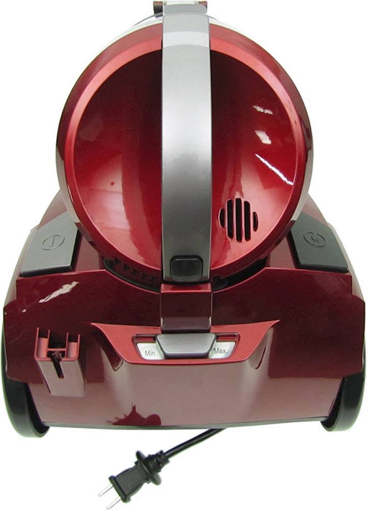 Red Bagless HEPA Canister Vacuum Q766