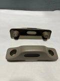 Tan Parchment Head Liner Roof Trim Striker Cover Set of 2 F45924