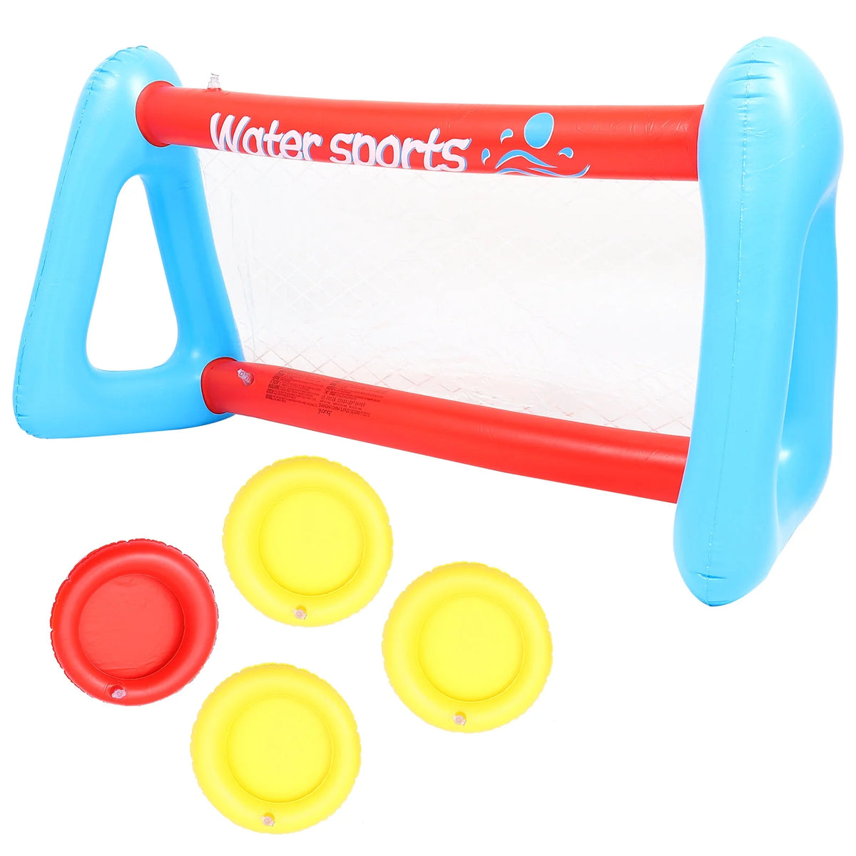 Inflatable Pool Volleyball Game Set with Volleyballs O524733