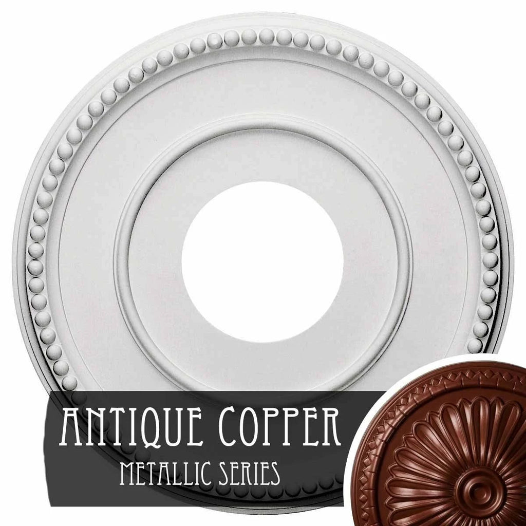 Walnut Hand-Painted Ceiling Medallion L819118