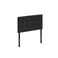 Tufted Black Headboard Twin Q44018