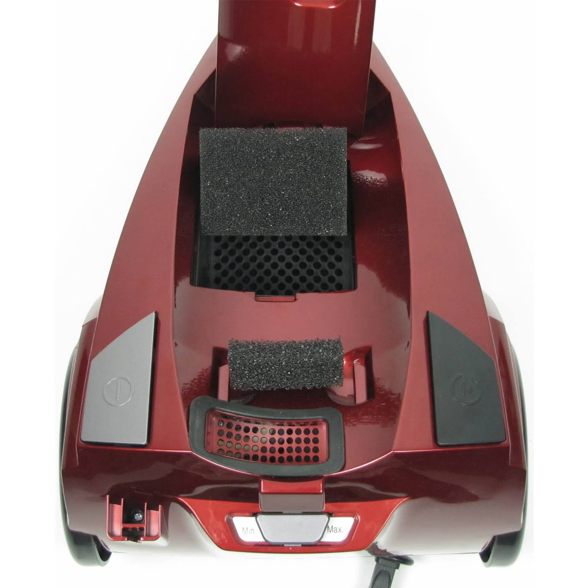 Red Bagless HEPA Canister Vacuum Q766