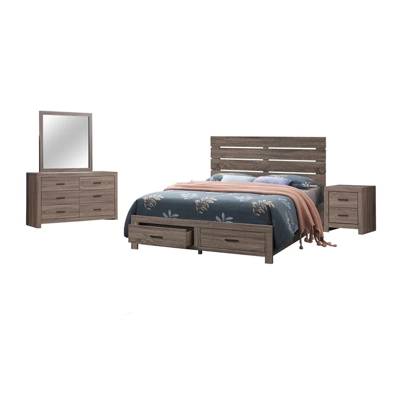 Queen 4-piece Storage Bedroom Set W98751