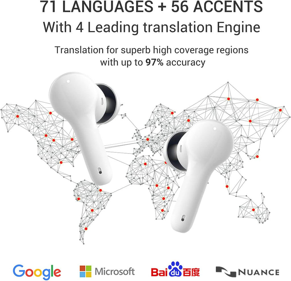 Language Translator Earbuds 71 Languages 0.5s Real Time Translation V223
