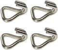 2 Double J Stainless Steel Wire Hook - 4 Pack E56386