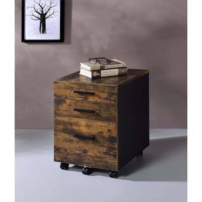 3-Drawer Mobile Vertical Filing Cabinet E144422