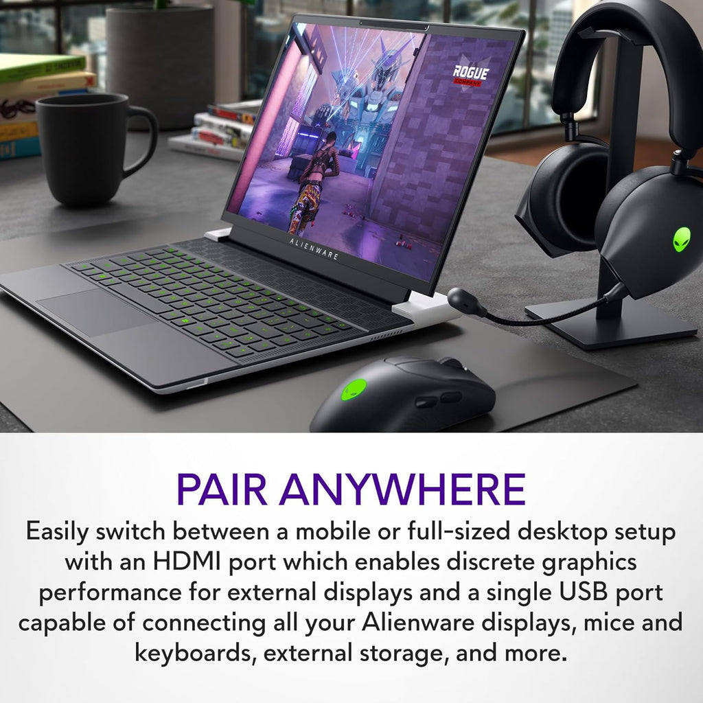 14" QHD+ 165Hz Gaming Laptop, Intel Core i7, NVIDIA GeForce RTX 4060 8GB, 32GB RAM, 1TB SSD, Lunar Silver U707462