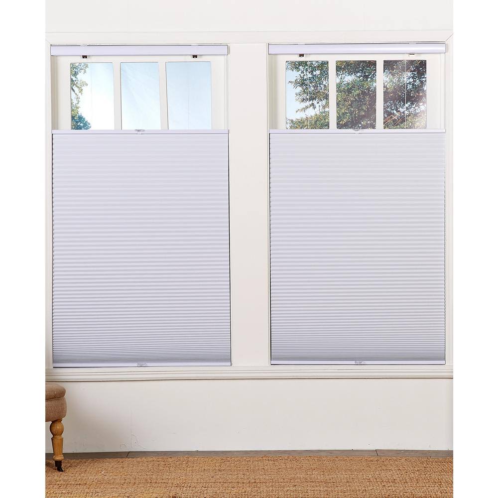 White Cordless Blackout Cellular Shade - 25in. W x 72in. L W204528