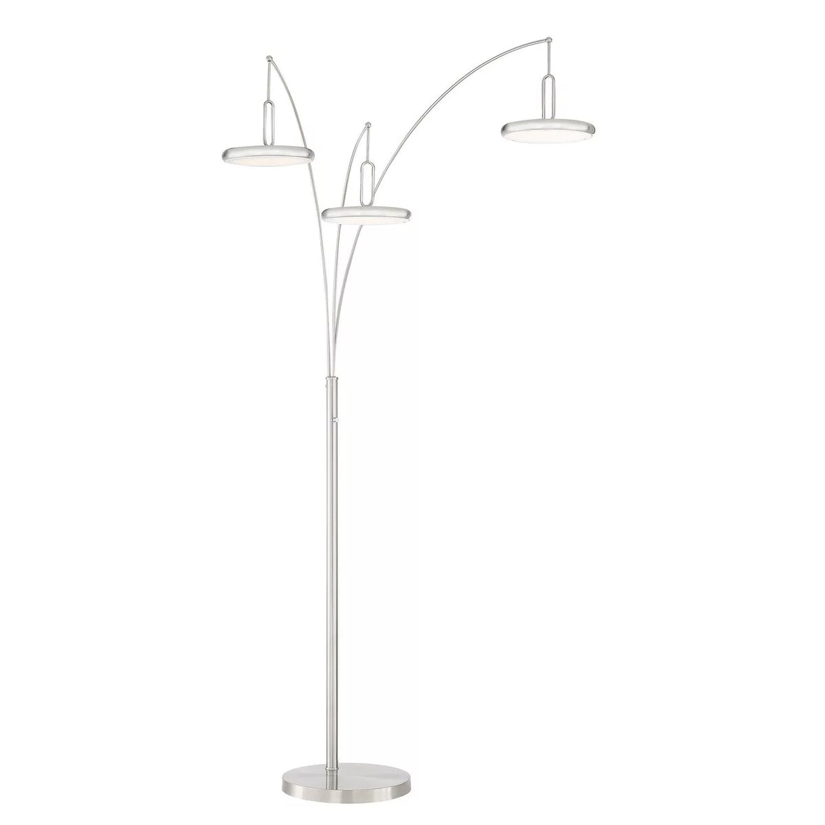3 Light Integrated Led Tree Floor Lamp J116
