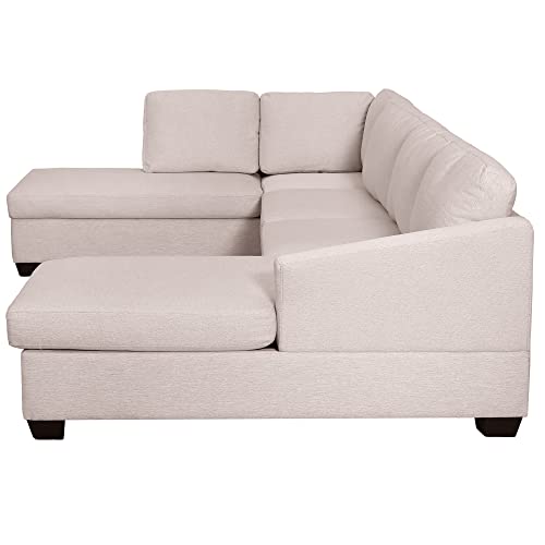Beige U-Shape Sectional Sofa K989202