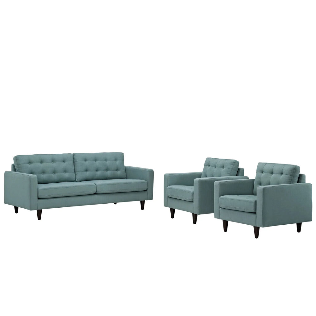 Sofa and Armchairs Set of 3 Y54415