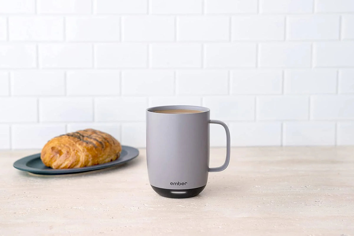 14 oz Black App Controlled Heated Coffee Mug O6078