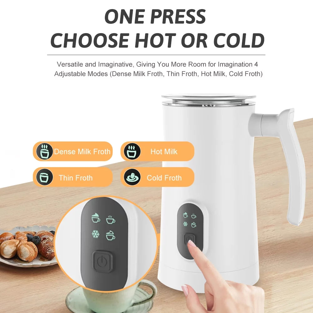 4 in 1 Stainless Steel Electric Milk Frother and Steamer R778822