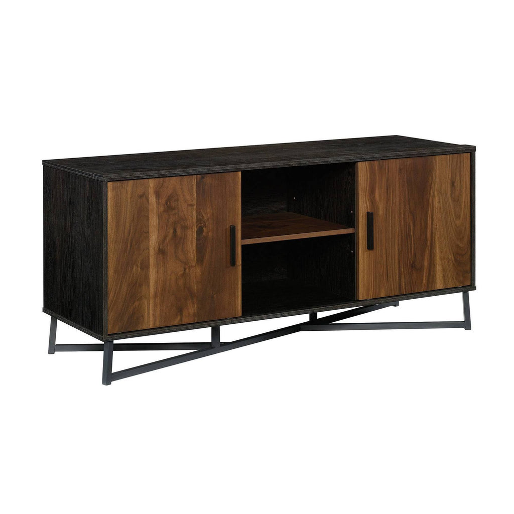 Credenza for 60x22 TVs, Brew Oak/Grand Walnut K68636