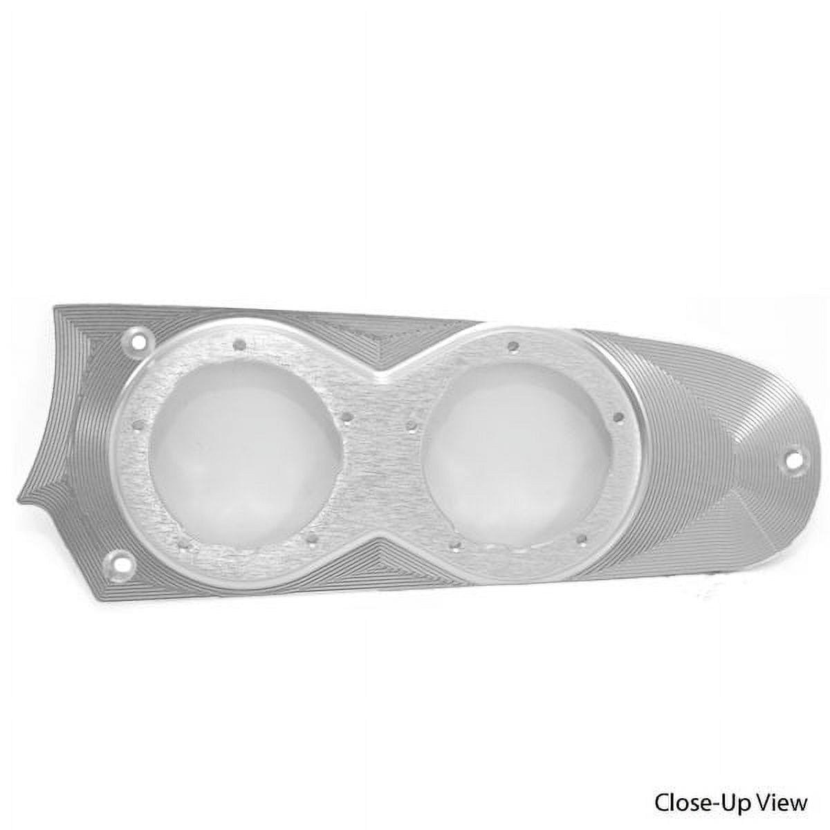 Aluminum Marine Boat Gauge Plates with Bezels Y624