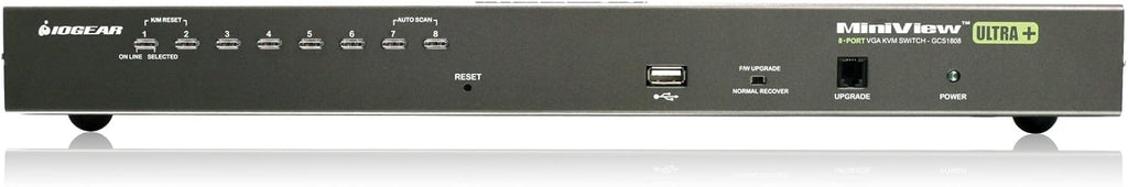 8-Port USB PS/2 Combo VGA KVM Switch with USB KVM Cables I35241
