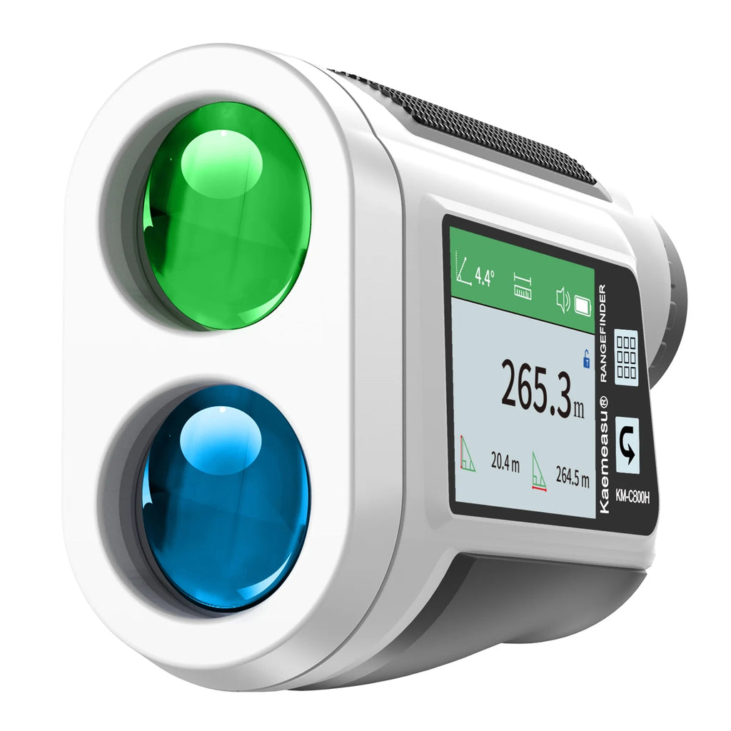 Rangefinder with LCD Touch Screen 6X Magnification 600M / 800M USB Rechargeable Distance Meter with Slope Function P1880