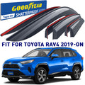 6 pcs Tape-on Window Deflectors Q452