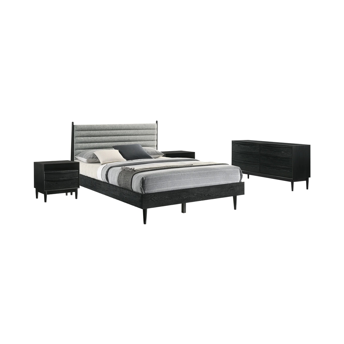 Queen 4 Piece Wood Bedroom Set N5728