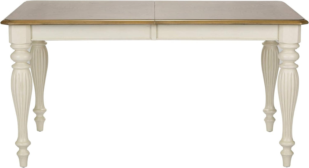 7 Piece Rectangular Table Set White T7585