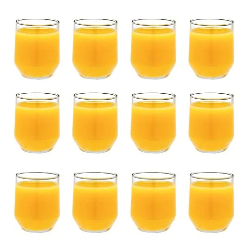 7 oz Clear Glass Juice Glasses, Set of 6 U231