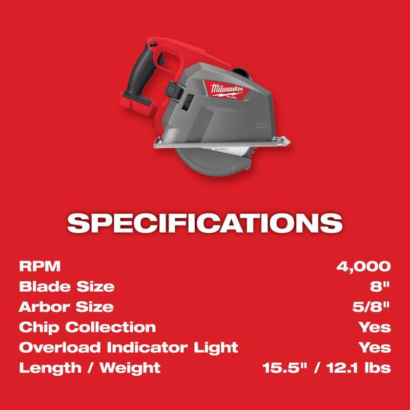 8 in. Cordless Metal Cutting Circular Saw A139