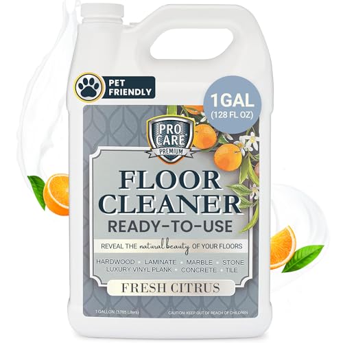 Tile, Stone, Laminate, Vinyl & Natural Wood Floor Cleaner with Citrus Aroma - 1 Gal H37214