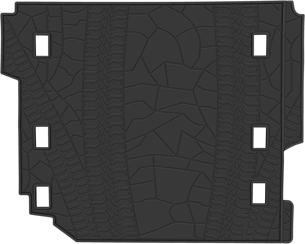 Cargo Mat for Jeep Wrangler JL 4 Door All-Weather Trunk Mat Cargo Liners B9389