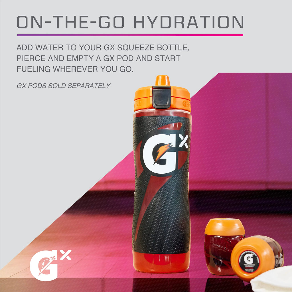 Non-Slip Gx Squeeze Bottles & Gx Sports Drink Concentrate Pods I374598