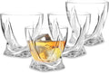 Clear Old Fashioned Whiskey Glasses Set Of 4 K110404