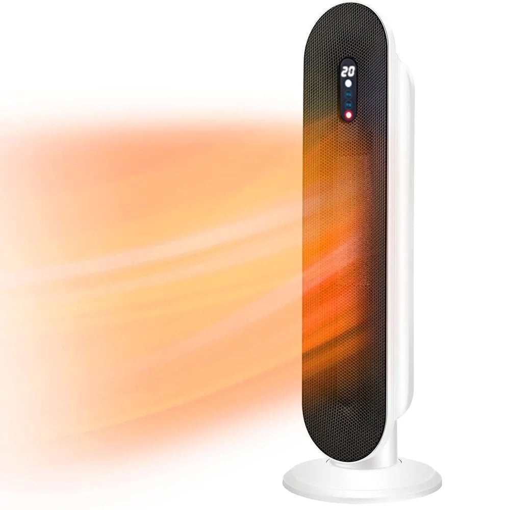 1500W 26" Digital Ceramic Tower Space Heater with Remote Control, White L421248