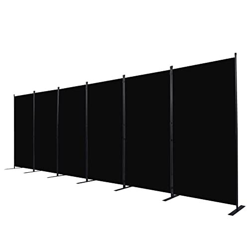 Black 4 Panel Folding Room Divider I15568
