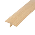 1-1/8 inch Natural Maple Woodgrain Flexible Polyethylene T-Molding 250 Foot Coil A773851