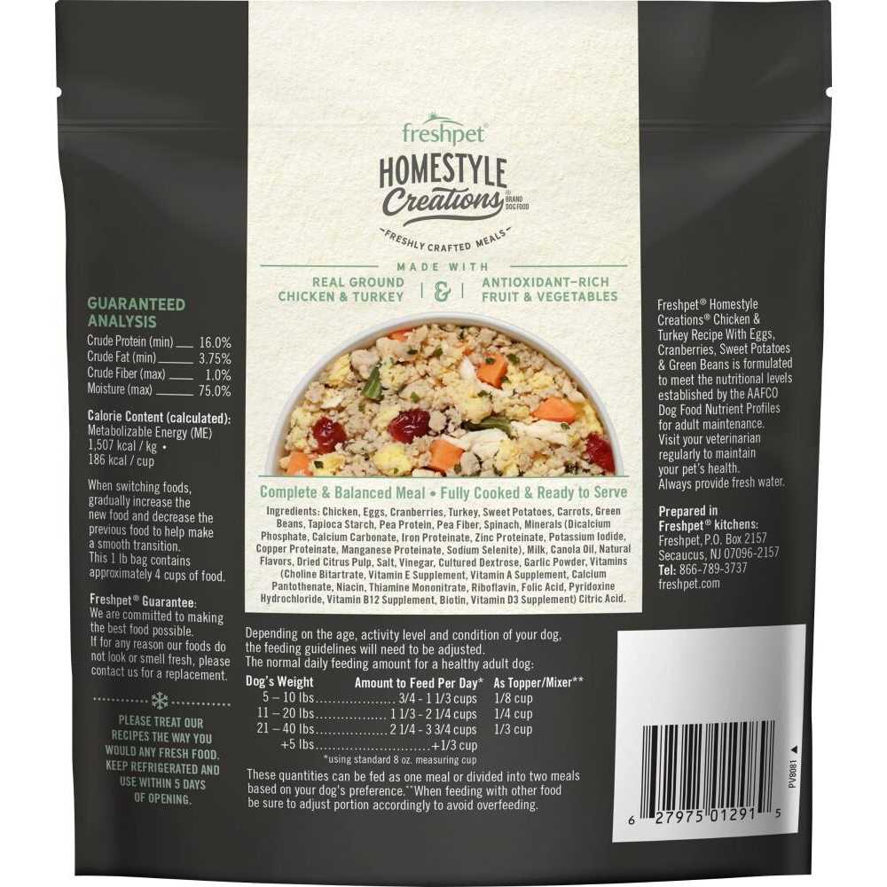 Chicken & Turkey Fresh Dog Food M621