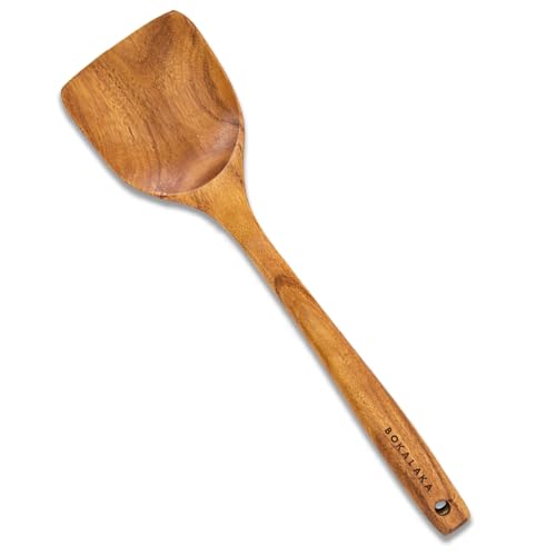 10 Pcs Natural Teak Wooden Kitchen Utensils Set J917468