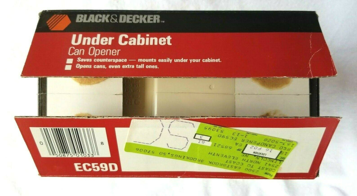 Black Electric Can Opener Y112604