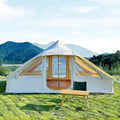 Khaki Double Door Camping Tent S834