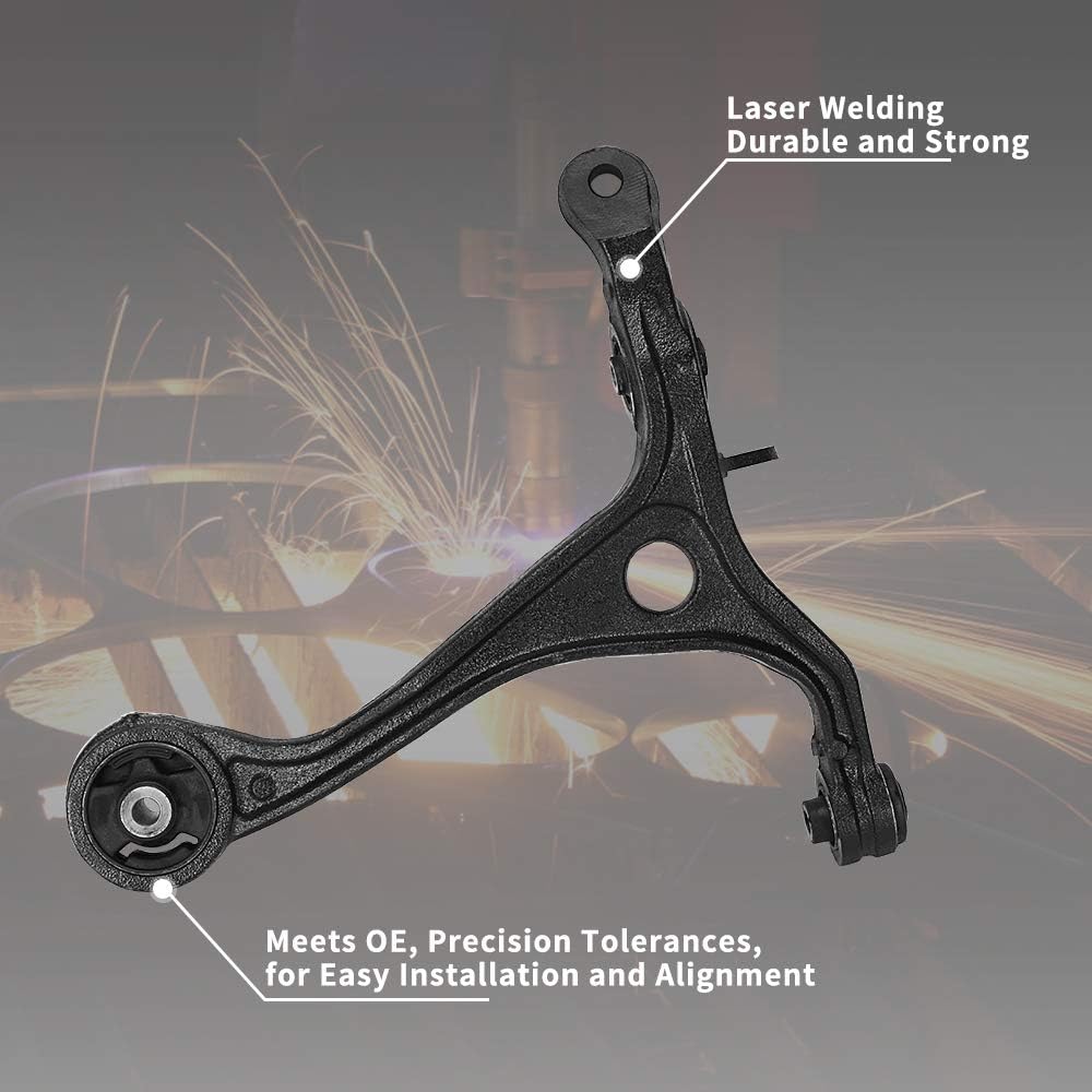 4 Piece Front Lower Control Arms Kit with Ball Joint Assembly Q12278