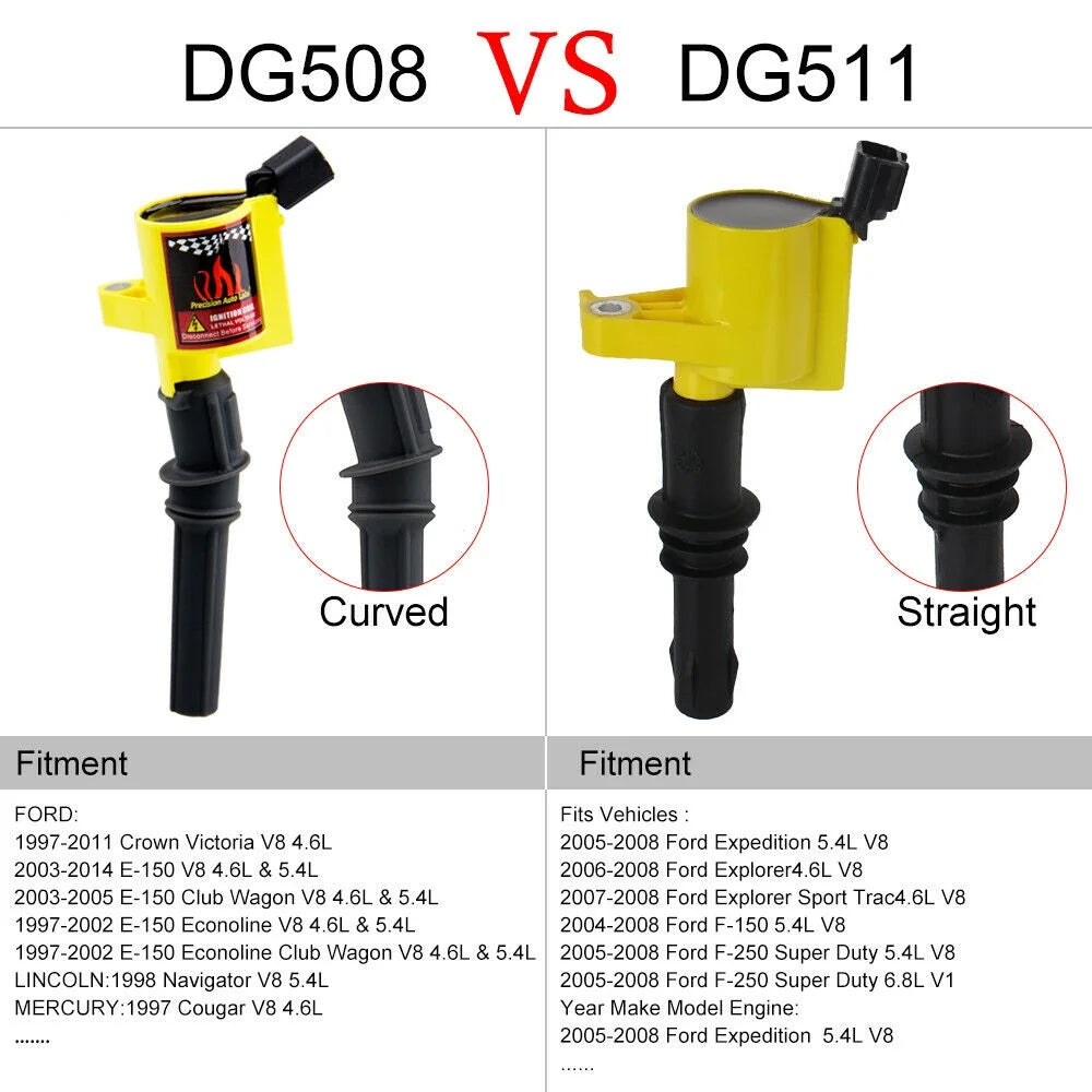 Ignition Coil Set of 8 S918
