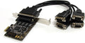 4 Port PCIe Serial Card RS232 with Cable U11042