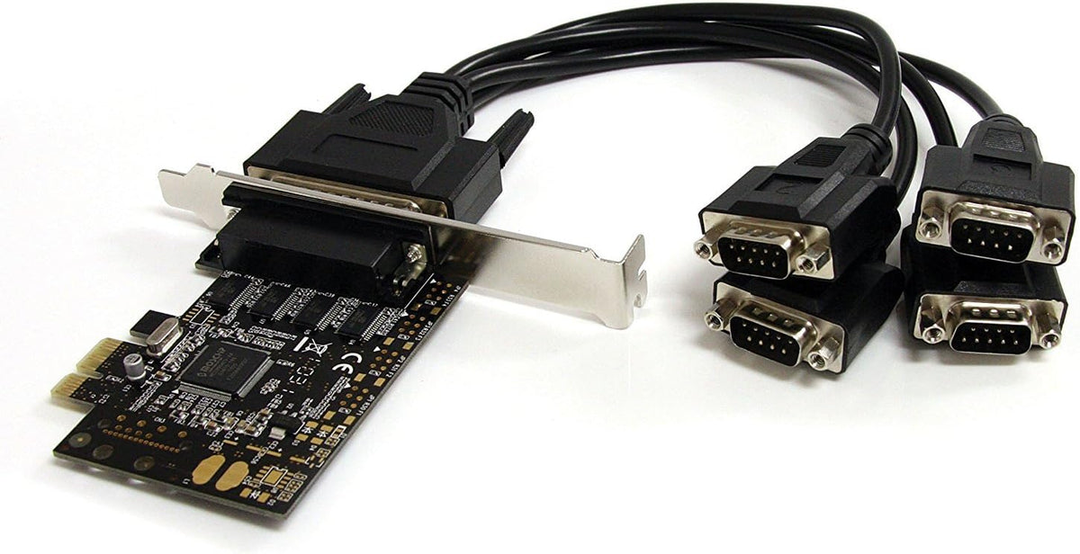 4 Port PCIe Serial Card RS232 with Cable U11042