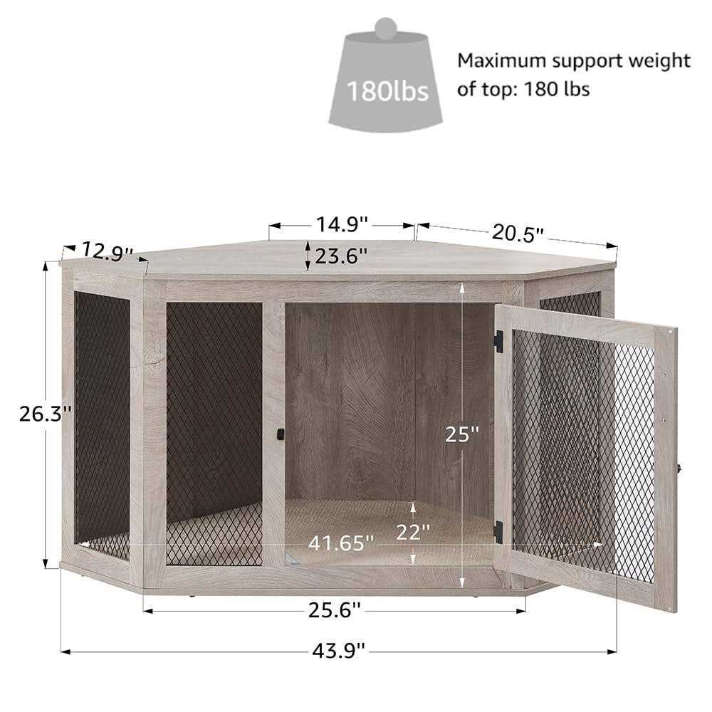 Corner Dog Crate Q5829