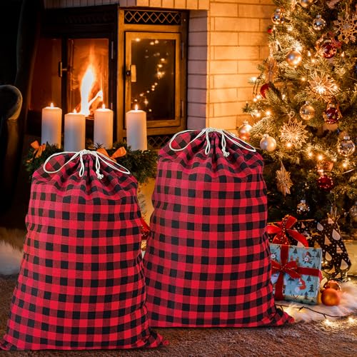 35''x55'' Jumbo Christmas Drawstring Gift Bags I2570