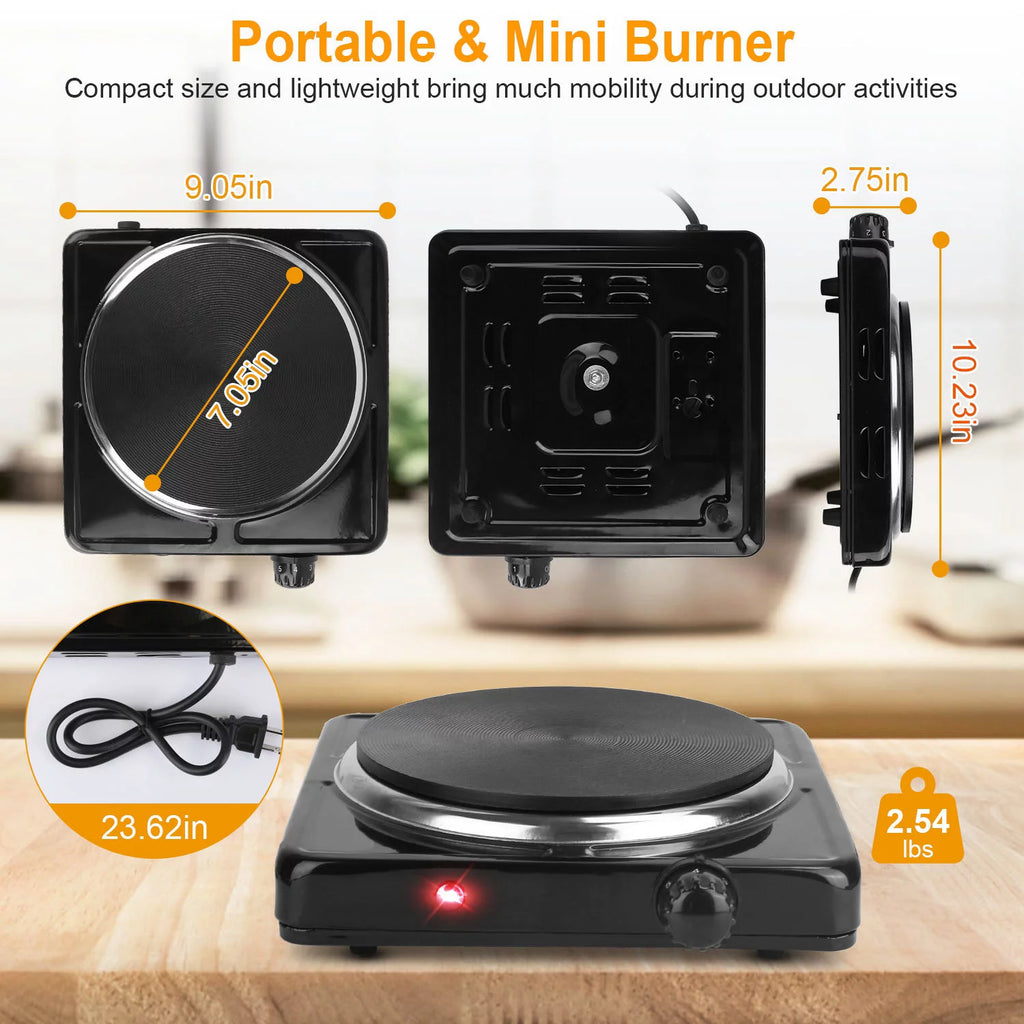 1500W Electric Single Burner Hot Plate Q73908