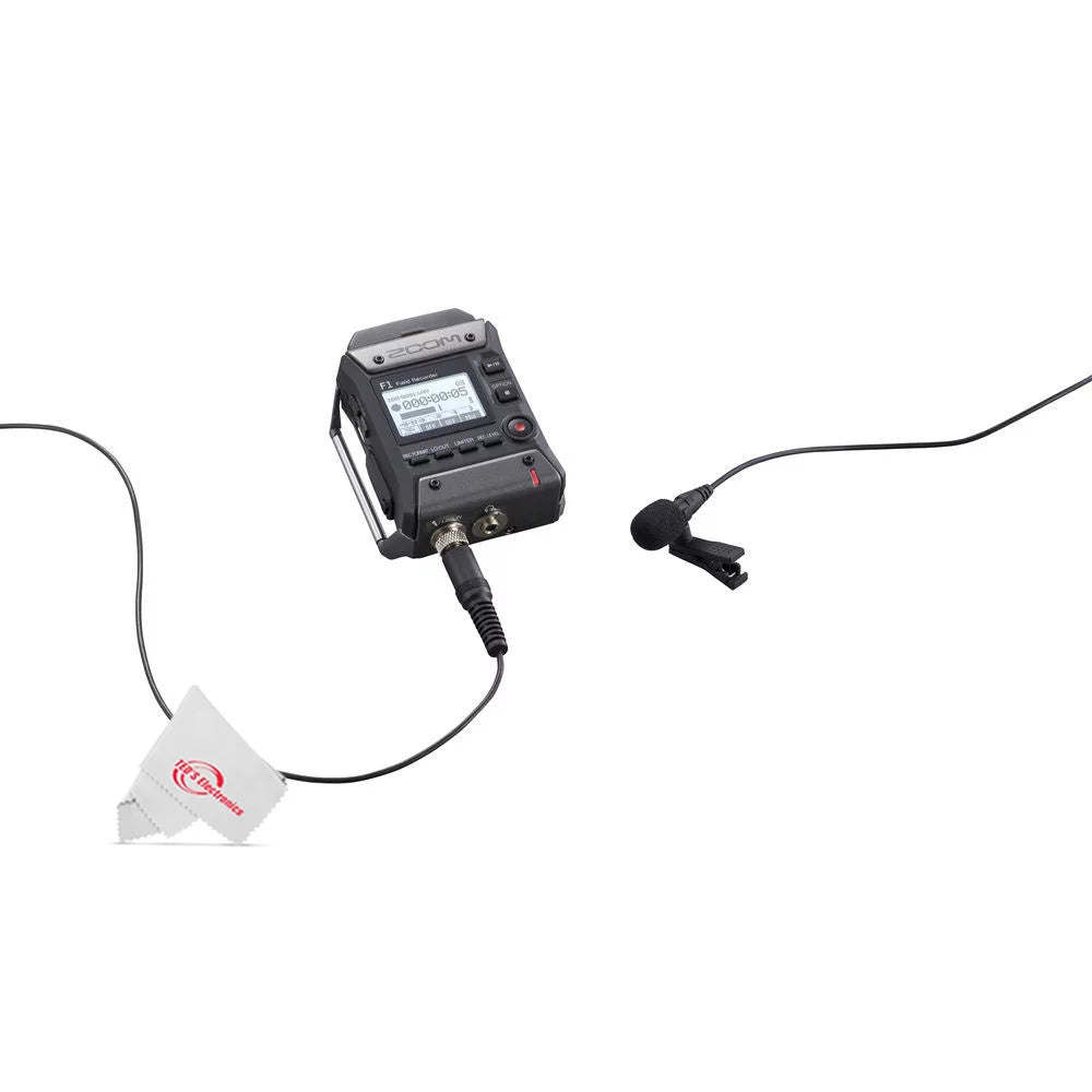 2-Input 2-Track Portable Digital Multitrack Field Recorder + Lavalier Microphone V63247