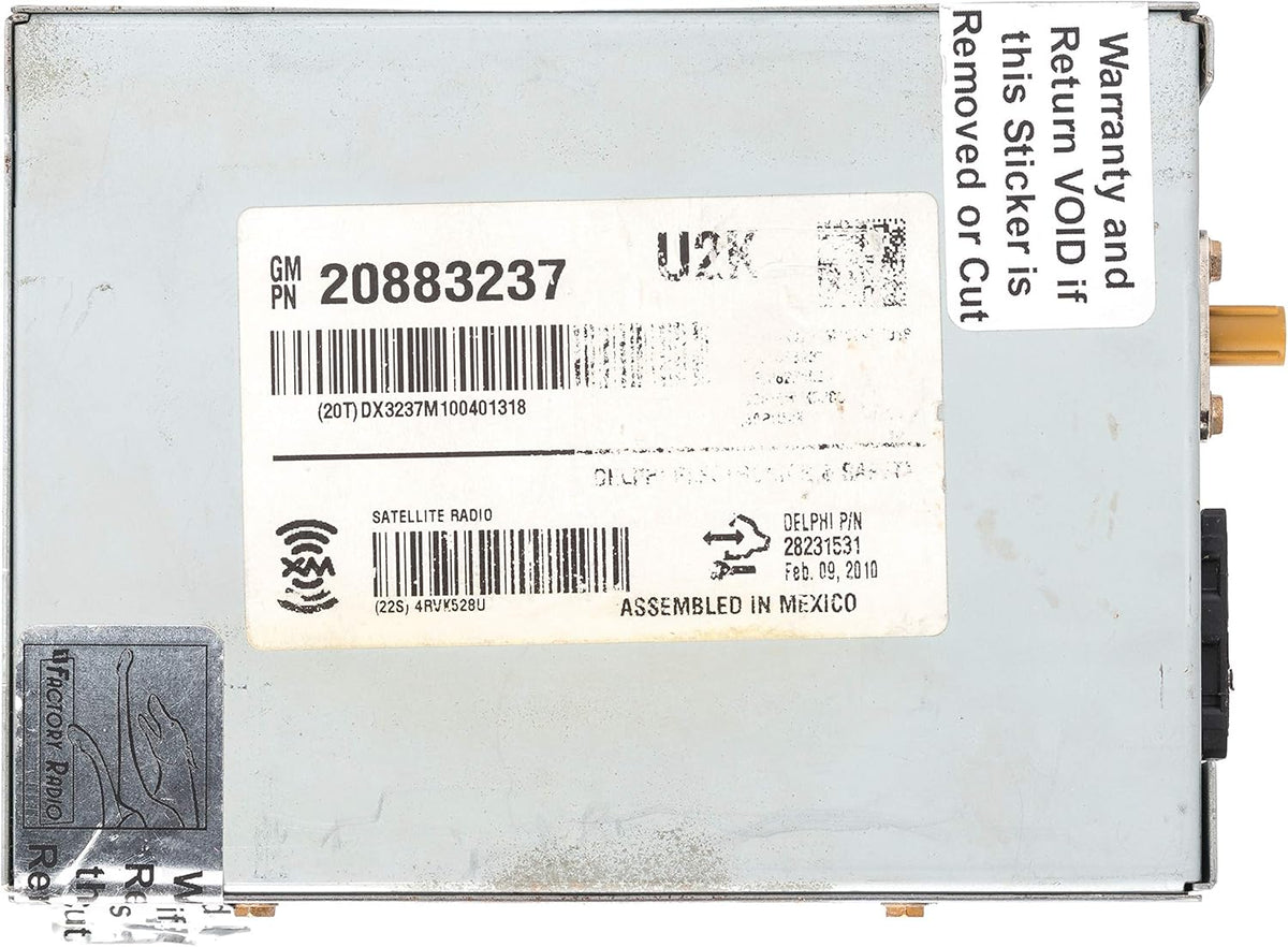 Radio Satellite Receiver Compatible With Module 2007-17 Chevrolet Tahoe Traverse I14748